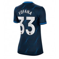 Fotbalové Dres Chelsea Wesley Fofana #33 Dámské Venkovní 2023-24 Krátký Rukáv